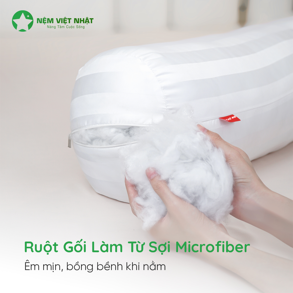 Gối Ôm Lông Vũ Khách Sạn Việt Nhật – Goi om long vu Viet Nhat 4
