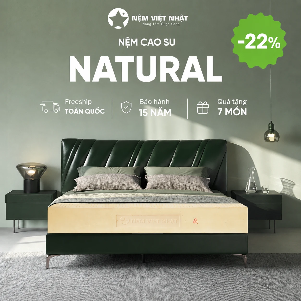 NỆM CAO SU THIÊN NHIÊN GIẢM ĐẾN 25% – natural discount toi uu web