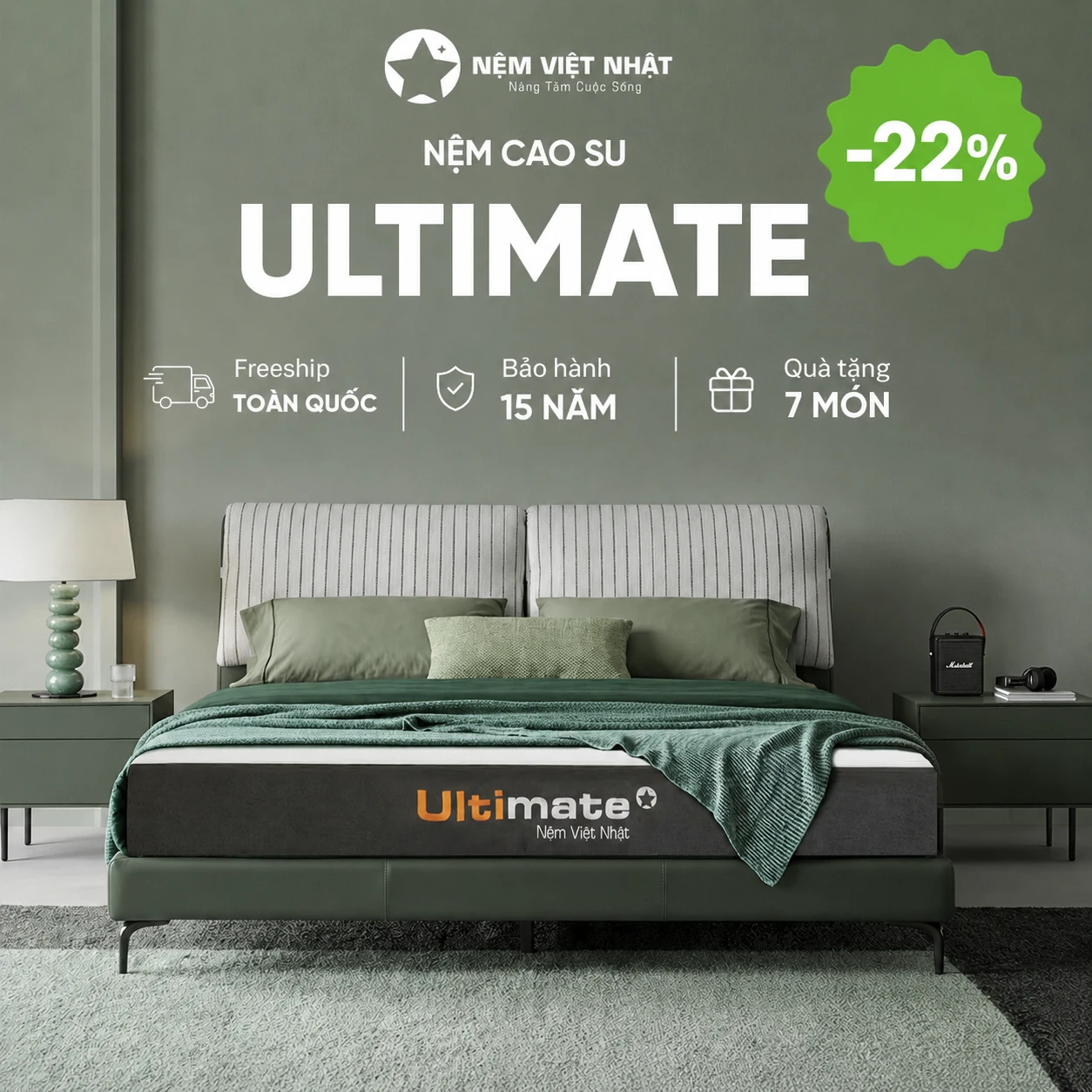 NỆM CAO SU THIÊN NHIÊN GIẢM ĐẾN 25% – ultimate discount toi uu web
