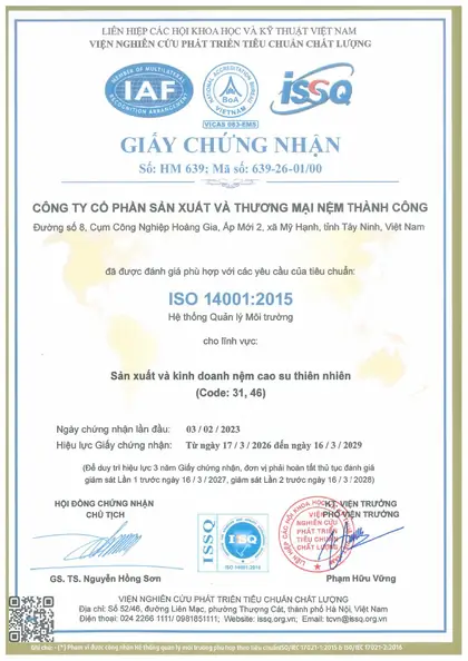 Chứng nhận ISO 14001:2015 quản lý môi trường
